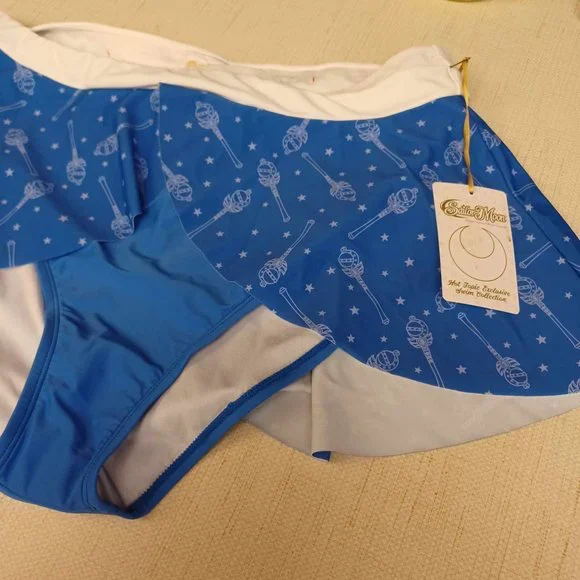 Sailor Skirted Bow Crescent Moon Bottoms New Tags Sz 4 - Picture 2 of 6
